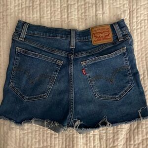 Levi’s High Rise Cutoff Jean Shorts